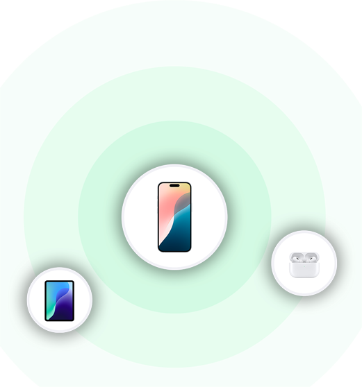 Buscar - Encuentra los dispositivos de los demás.