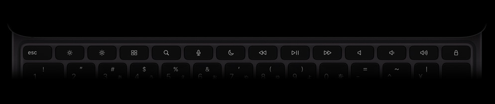 Magic Keyboardの14のファンクションキー列