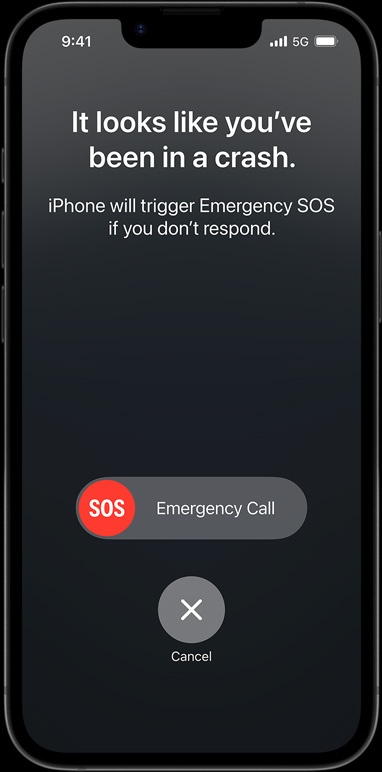iPhone 16e, kurā redzamas tādas savienojumu funkcijas kā Ziņojumi caur satelītu, Find My, Palīdzība uz ceļa un Palīdzības izsaukums ārkārtas situācijās.