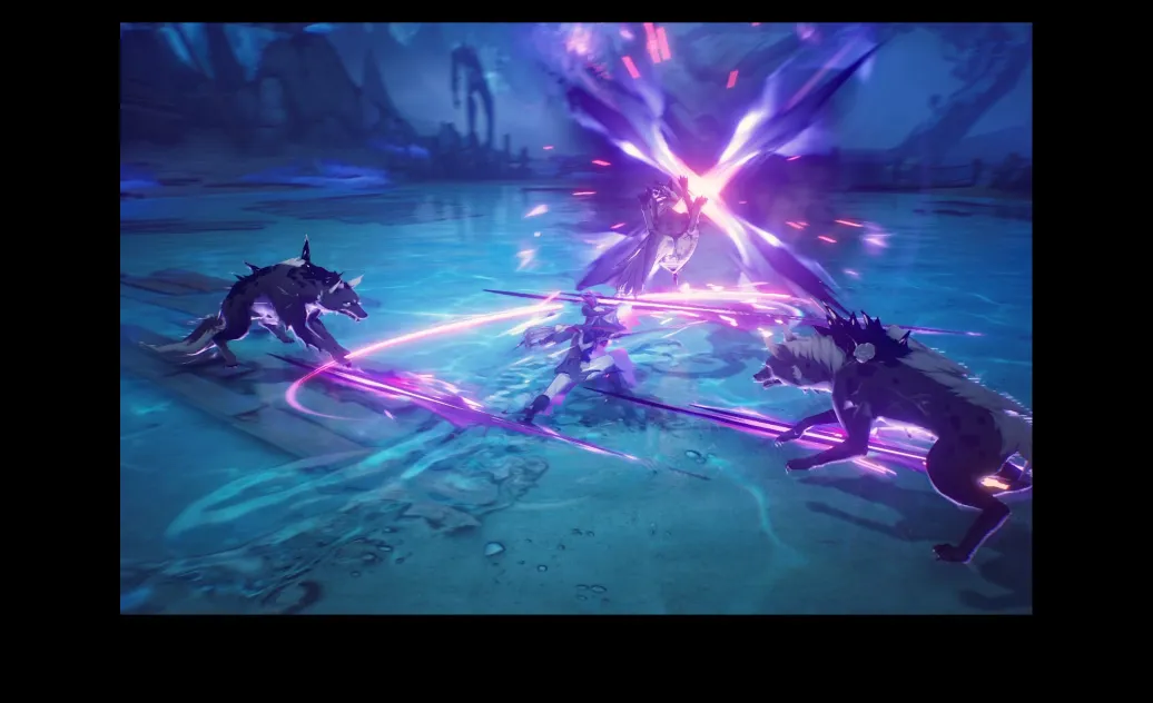 MacBook Pro 螢幕展示遊戲畫面