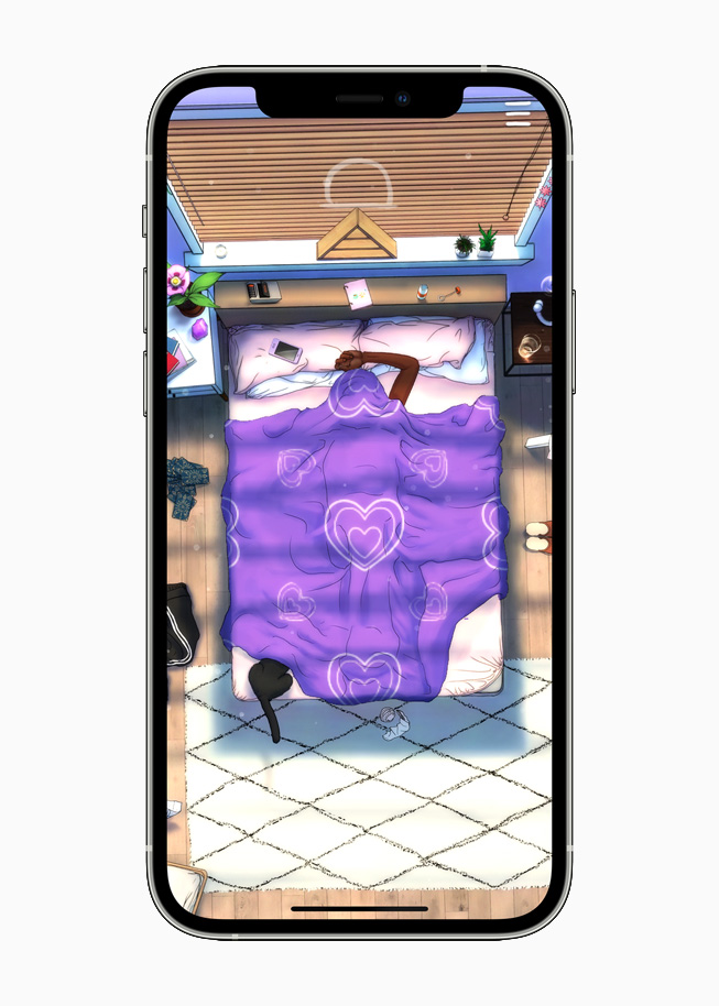 L’app #SelfCare sur iPhone 12 Pro.