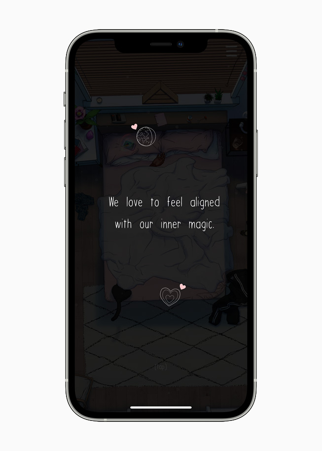 Séance de méditation dans l’app #SelfCare, sur iPhone 12 Pro.