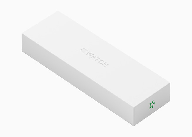 De nya 100 procent fiberbaserade förpackningarna till de nya Apple Watch-modellerna.