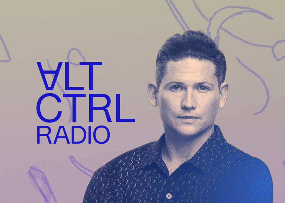 Ilustracja do programu ALT CTRL Radio w Apple Music, który prowadzi Hanuman Welch.
