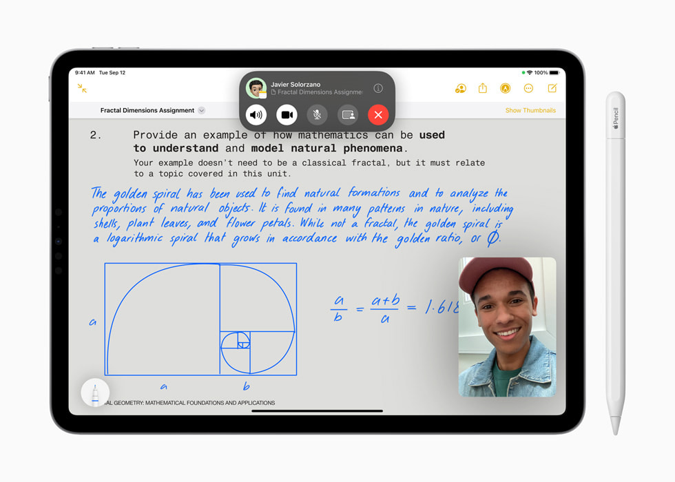تطبيق الملاحظات في نظام iPadOS 17.