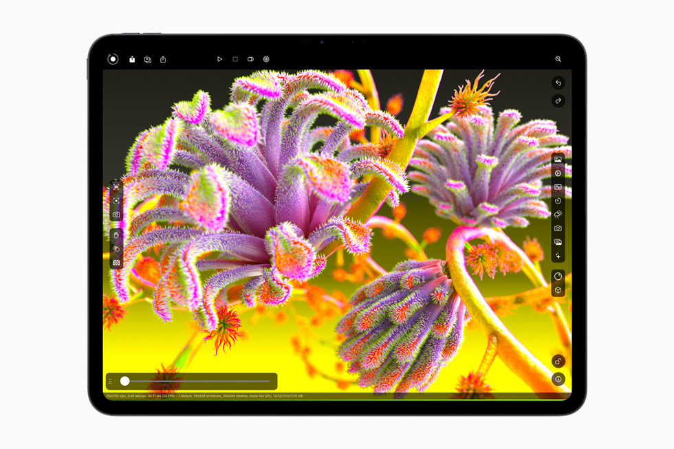 تطبيق Octane معطل على جهاز iPad Pro.