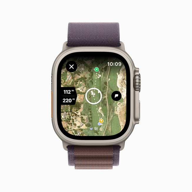 Hole19 hiển thị trên Apple Watch.