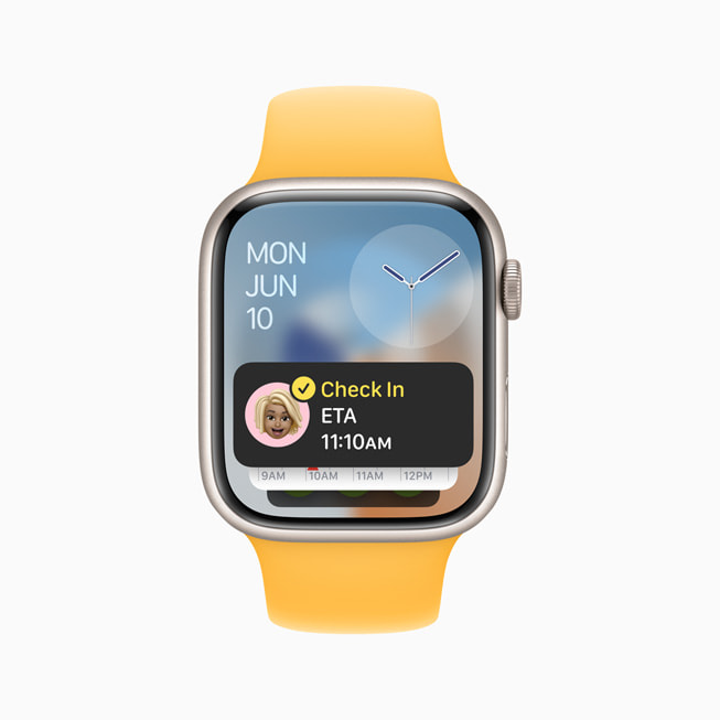 Apple Watch Series 9’da Durum Denetleme gösteriliyor.