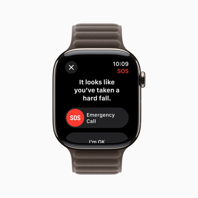 Fallregistrering vises på Apple Watch Series 10.