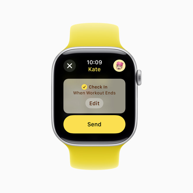 Accompagnement montré sur une Apple Watch Series 10.