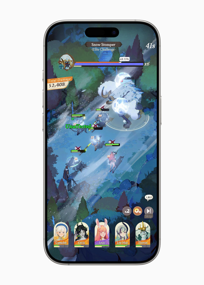 AFK Journey auf dem iPhone 16 Pro.