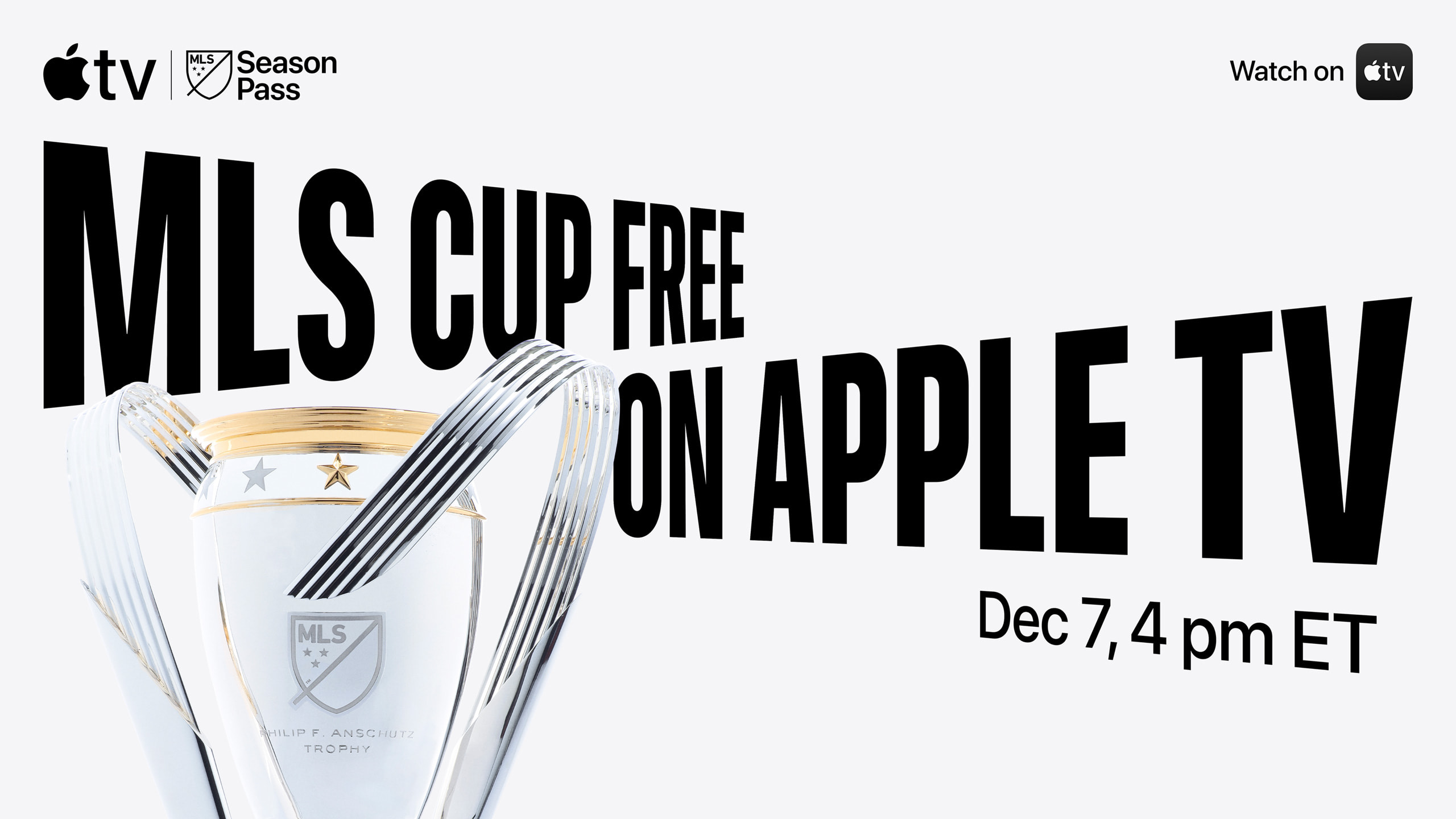 Artwork für das MLS Cup-Finale auf Apple TV.