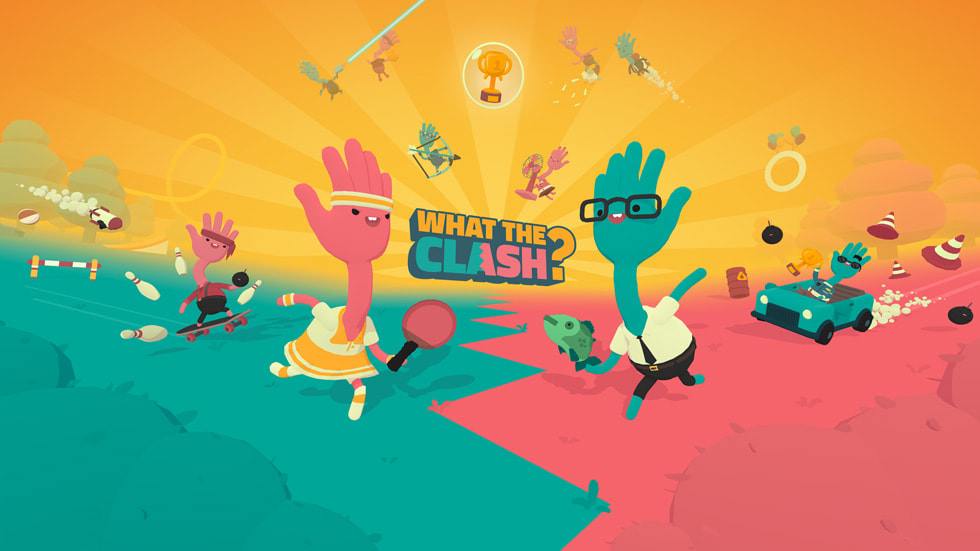「WHAT THE CLASH?」のアートワーク （Triband）。