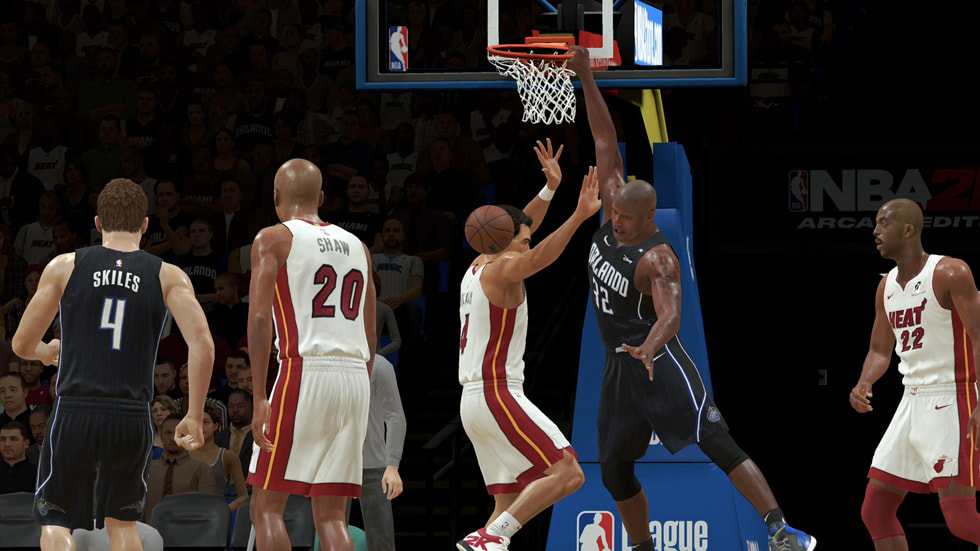 「『NBA 2K25』アーケードエディション」（2K）のアート。