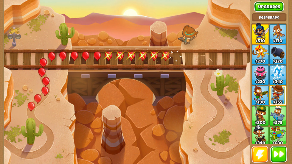 Ninja Kiwi 出品的《Bloons TD 6+》插圖。