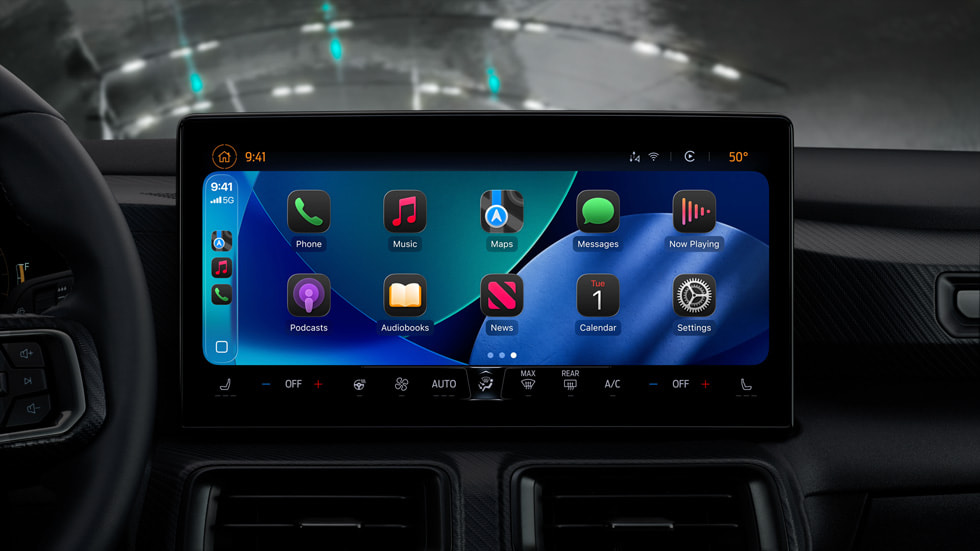 Tmavý režim v prostředí CarPlay