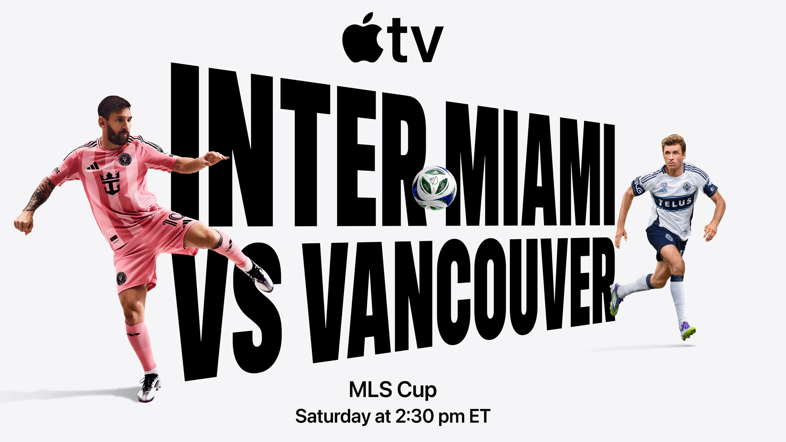 Art representing the MLS Cup on Apple TV.