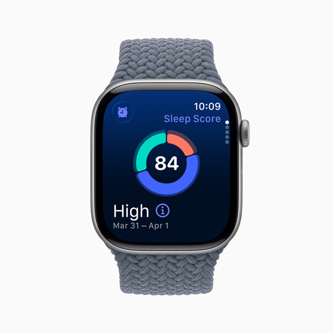 Der Schlafindex auf einer Apple Watch Series 11.
