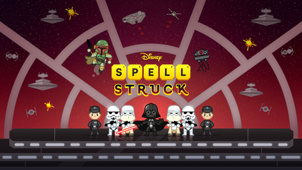 Una partida de Disney SpellStruck.