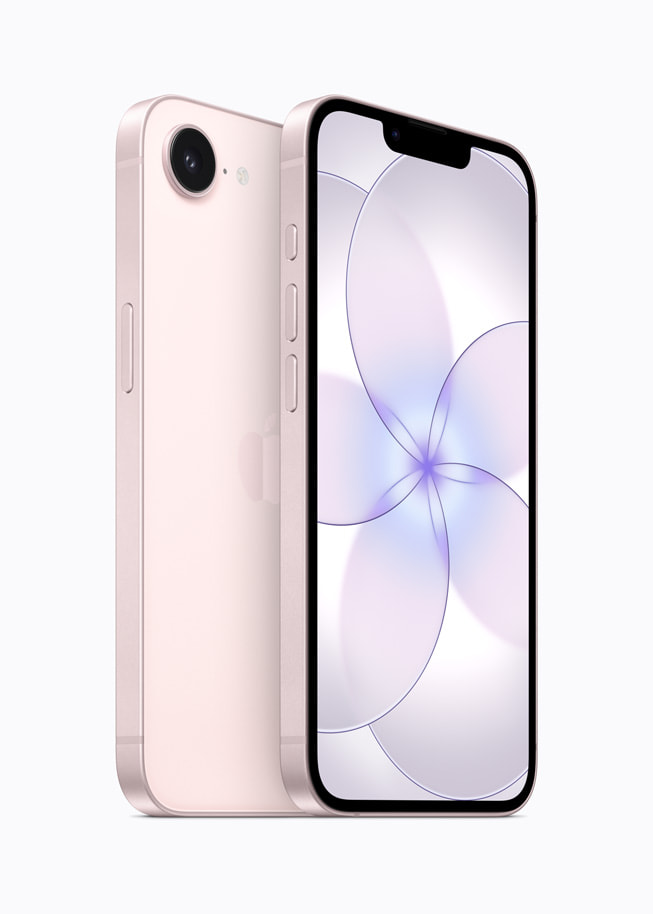 iPhone 17e is shown from the back and from the back.