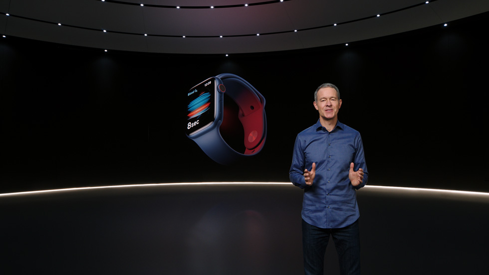 Jeff Williams, Apple Watch Series 6’yı tanıtıyor.