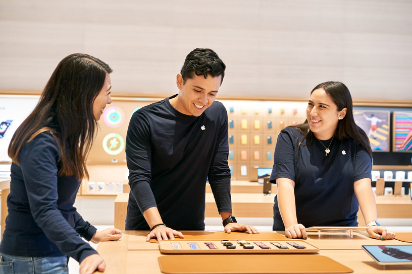 Teammedlemmer i Apple Antara.