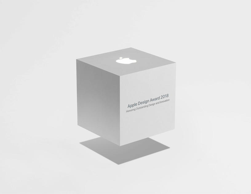 Apple Tasarım Ödülleri için Cube Award logosunun görseli