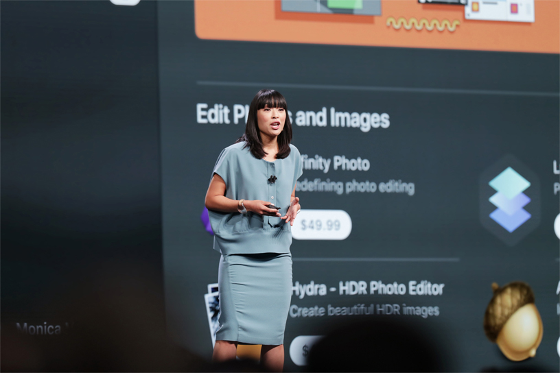 Ann Thai WWDC 2018’de Mac App Store hakkında konuşuyor.