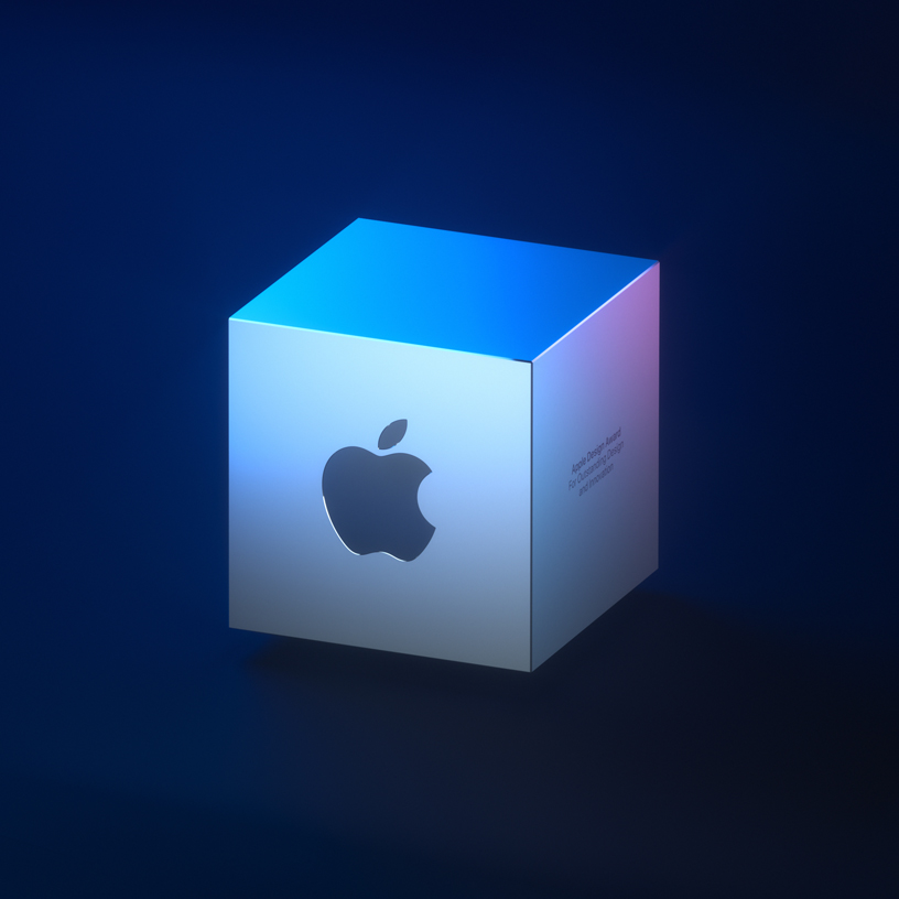 2019 Apple Tasarım Ödülü küpü. 