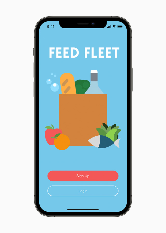 Feed Fleet uygulamasının açılış sayfası.