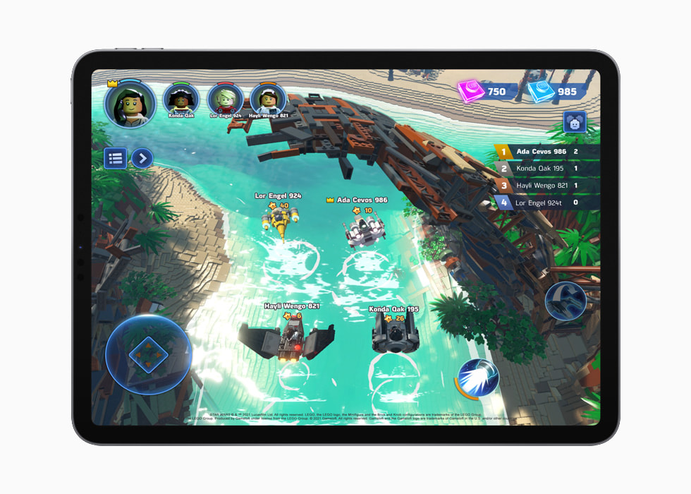 LEGO® Star Wars™: Castaways op iPad Pro in zilver.