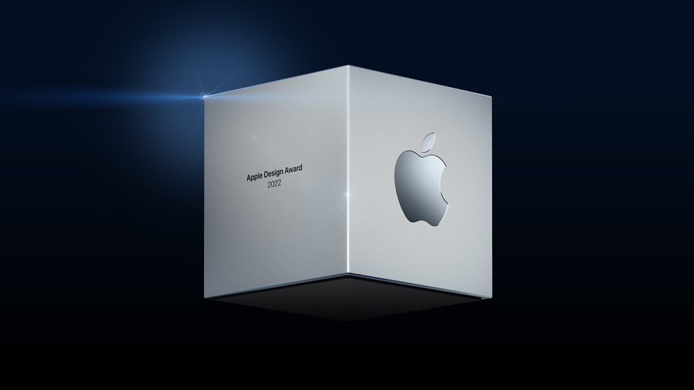 Kubus van Apple Design Awards 2022.