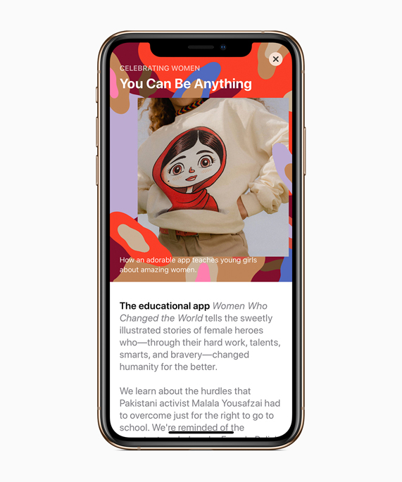 App Store, Dünya Kadınlar Günü için Mart boyunca kadın geliştiricileri öne çıkarıyor.