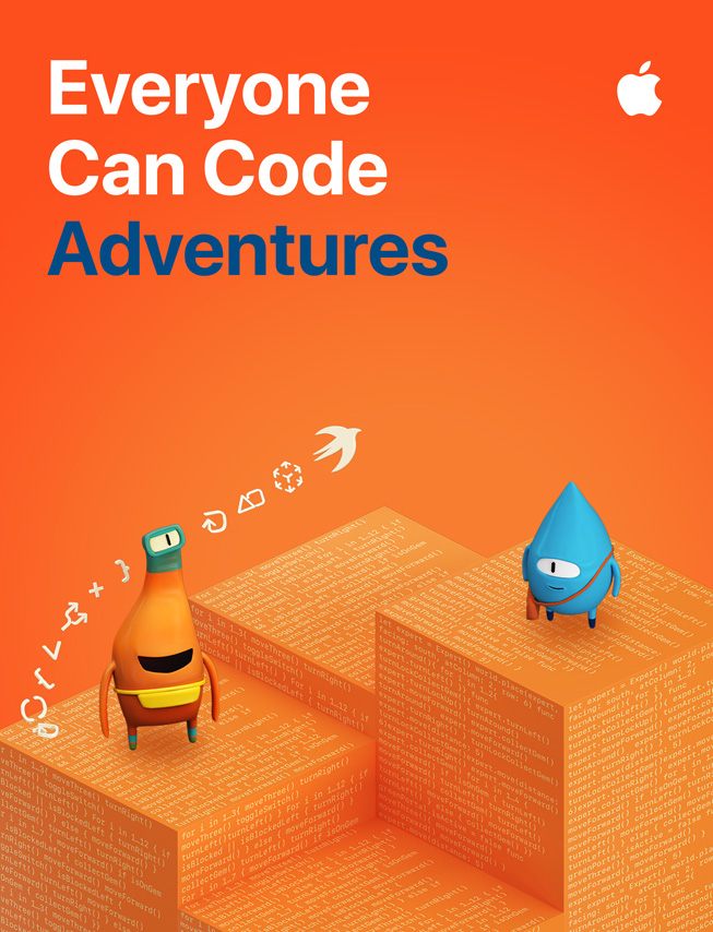 “Everyone Can Code Adventures” 학생용 가이드.
