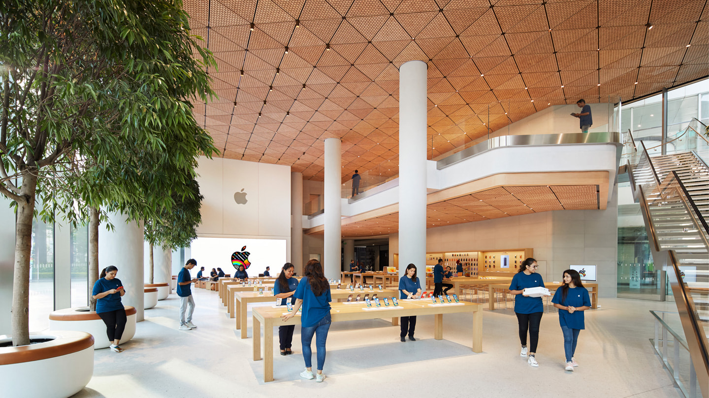 Apple BKC sett fra innsiden.