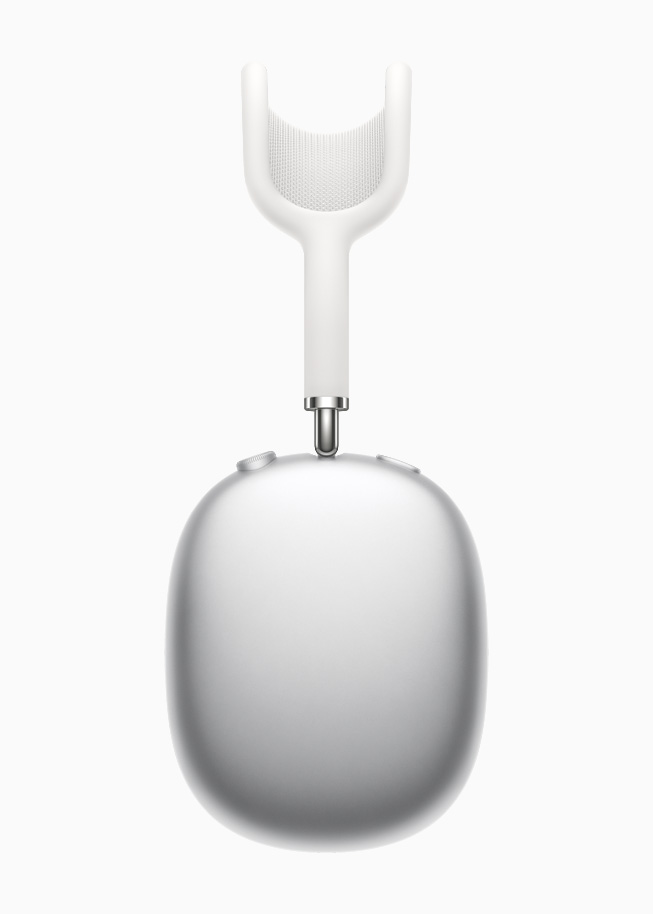 실버 색상의 AirPods Max.