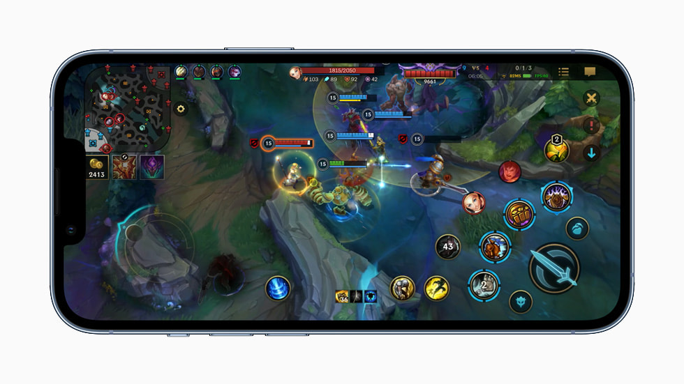 Riot Games’in geliştirdiği “League of Legends: Wild Rift” adlı oyundan bir sahne.