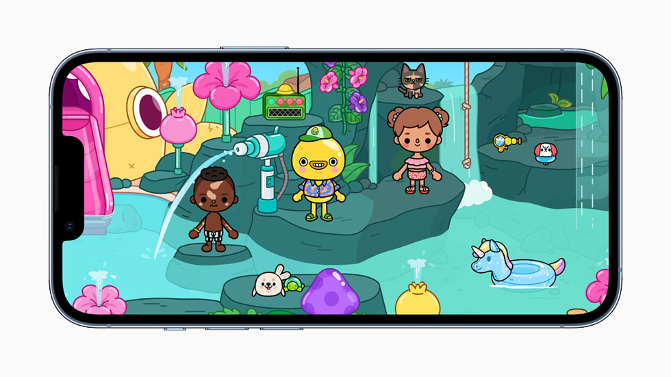 Toca Boca tarafından geliştirilen, çocuklara yönelik Toca Life World uygulamasından bir sahne.