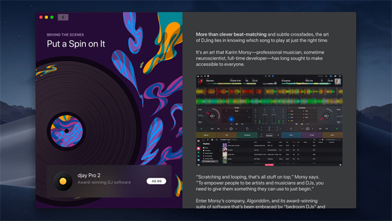 Mac App Store’s behind the scenes feature profiling an illustrator