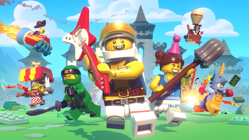 Apple Arcade’deki Lego Brawls oyunundan bir görüntü.