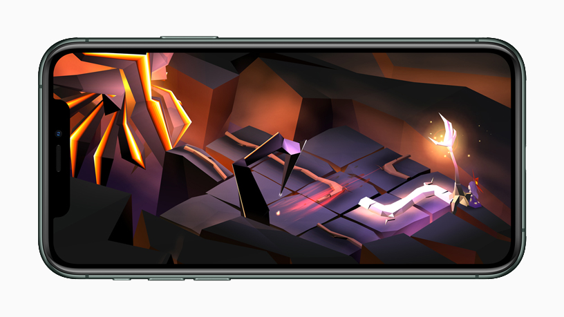 iPhone 11 Pro’da “The Enchanted World” oynanırken.