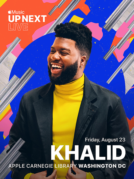Apple Music Up Next Live、Apple Carnegie LibraryではKhalidが登場。
