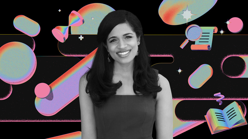 Maya Shankar’ın illüstrasyon portresi.
