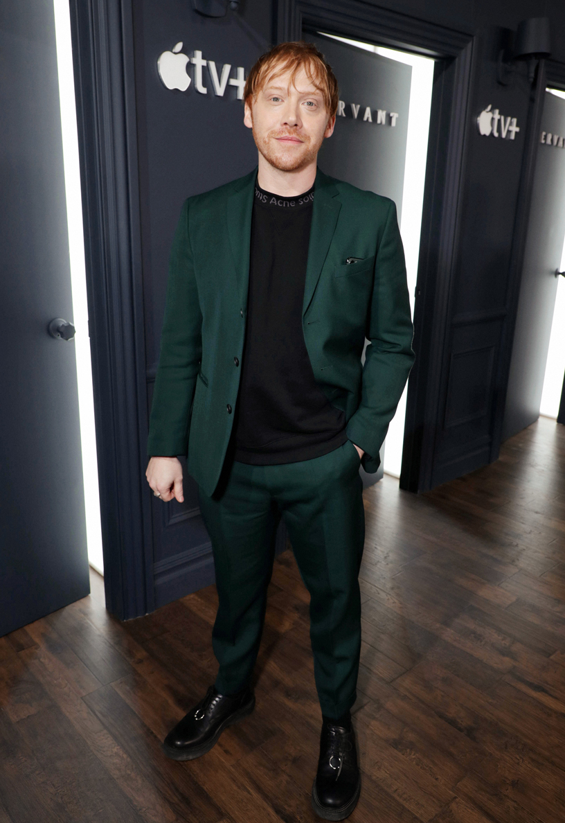 Rupert Grint på verdenspremieren av «Servant».