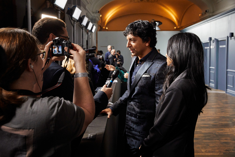 M. Night Shyamalan på verdenspremieren av «Servant».