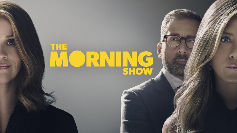 Apple TV+’taki “The Morning Show” başlık ekranı.
