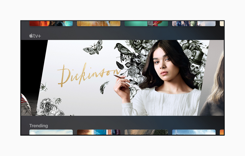 Apple TV’deki “The Morning Show”u gösteren TV.
