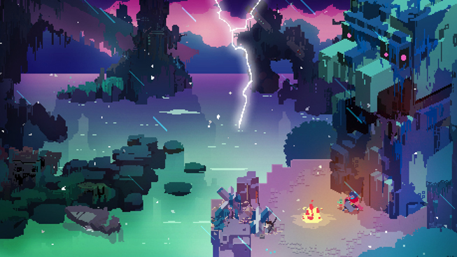 “Hyper Light Drifter”의 스크린샷.