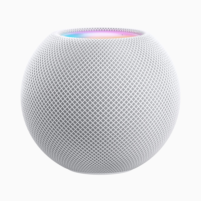 ホワイトのHomePod mini。