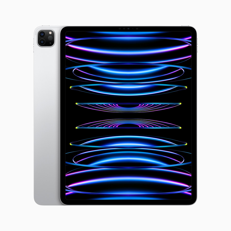 Gümüş rengi iPad Pro.